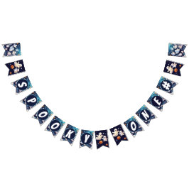 Spooky one söt Halloween Birthday Vimplar