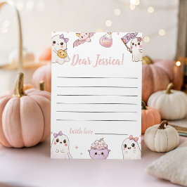 Spooky One Time Capsule Card Inbjudningar