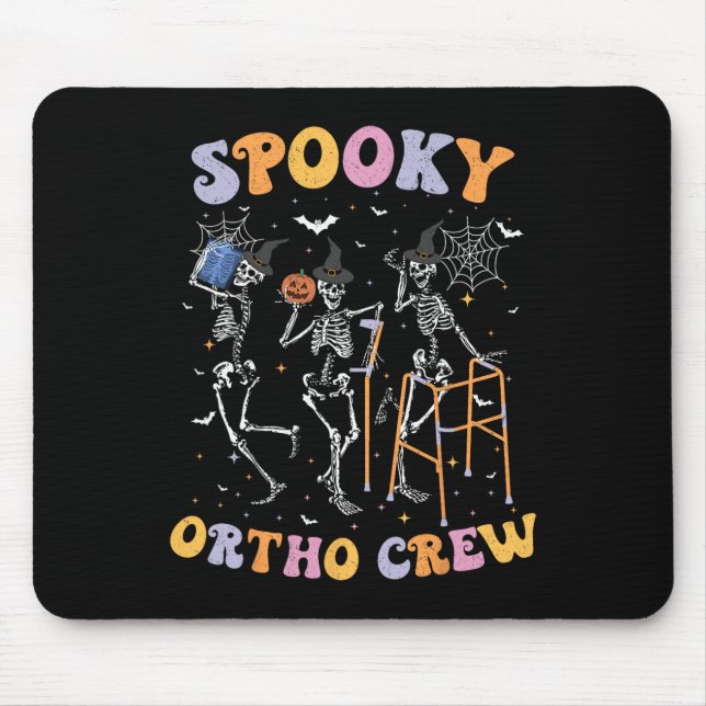 Spooky Ortho Crew Halloween Dancing Orthopedic Ske Musmatta (Framsidan)