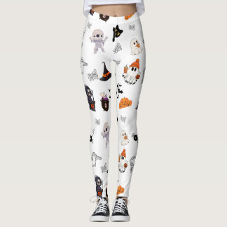 Spooky Parad: Halloween Character Leggings