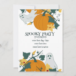 Spooky party inbjudningar