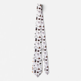 "Spooky Påstående Halloween Tie Slips