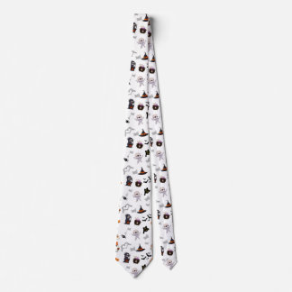 "Spooky Påstående Halloween Tie Slips