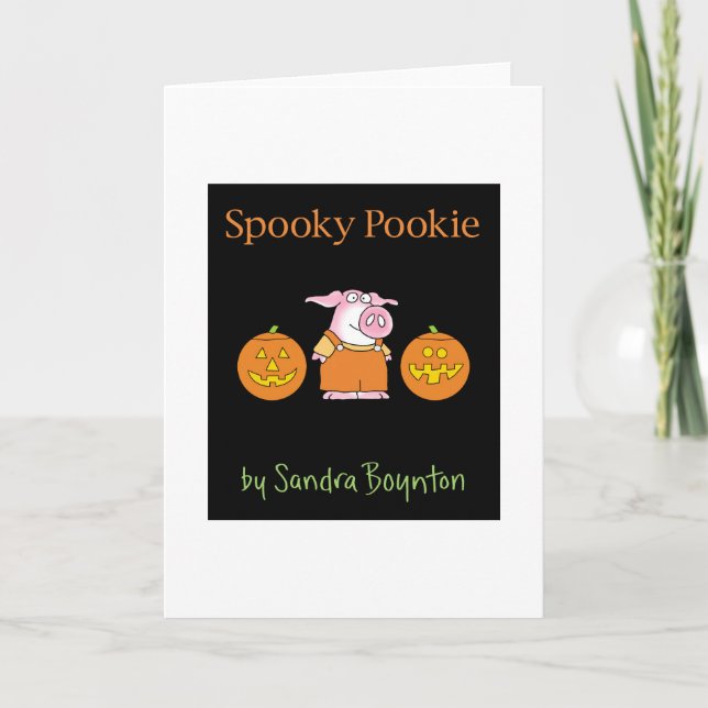 SPOOKY POOKIE av Sandra Boynton kort (Framsida)