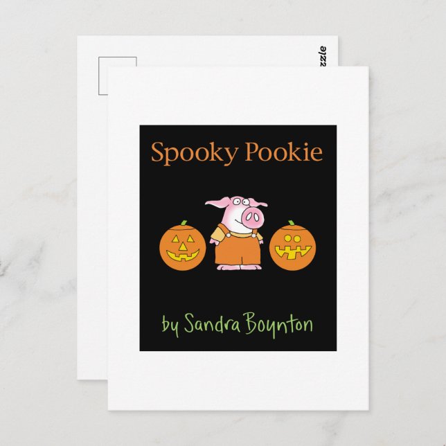 SPOOKY POOKIE av Sandra Boynton Postcard Vykort (Fram/baksida)