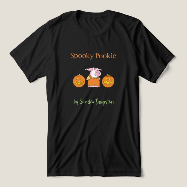 SPOOKY POOKIE av Sandra Boynton T Shirt (Design Framsida)