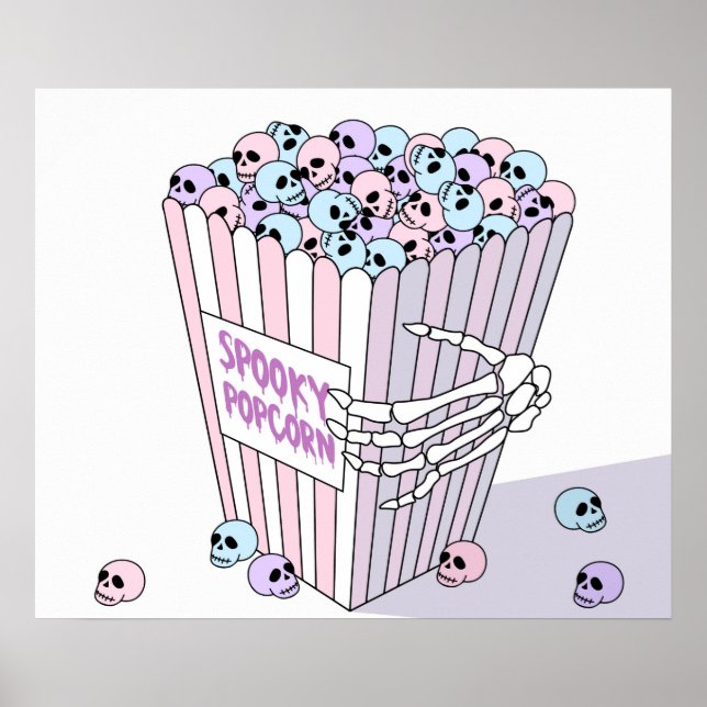 Spooky Popcorn Poster (Framsidan)