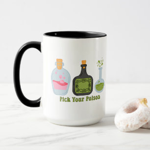 Spooky potion flaskor plocka din gifthalloween mugg