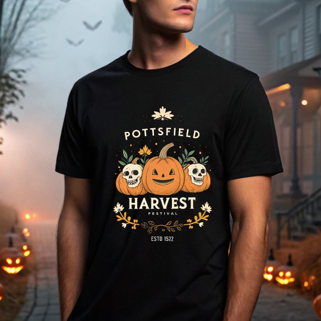 Spooky Pottsfield Harvest Festival Pumpkin Vibes T Shirt (Skapare uppladdad)