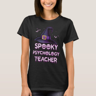Spooky Psychology Teacher Halloween Costume 2023 T Shirt