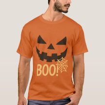 Spooky Pumpkin Boo Halloween T-Shirt