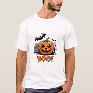 Spooky Pumpkin Boo T-Shirt" T Shirt