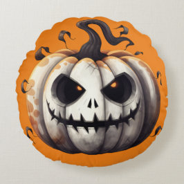 Spooky Pumpkin Dekorativ kudde för Halloween
