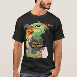Spooky Pumpkin & Ghost Family Halloween Outfit Tee