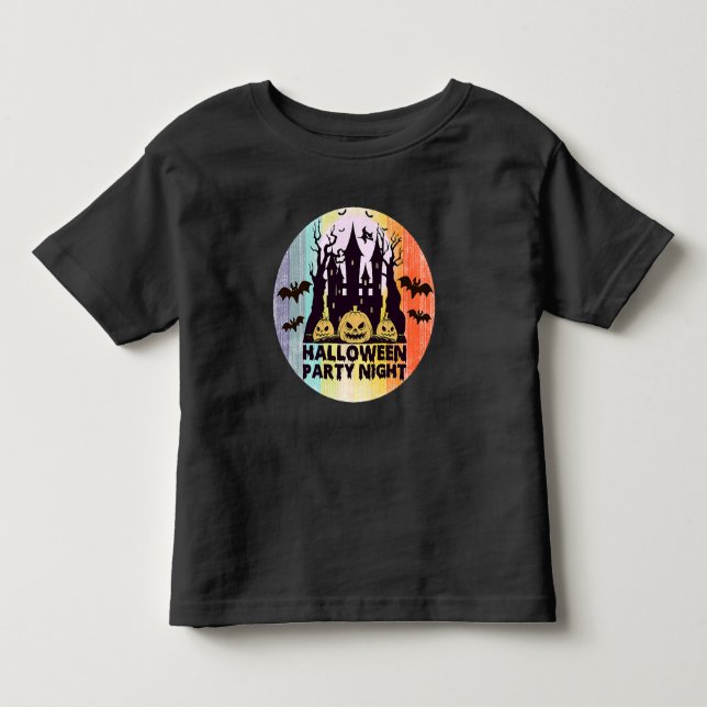 SPOOKY PUMPKIN - HALLOWEEN FEST NATT T SHIRT (Framsida)