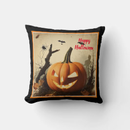 Spooky Pumpkin Halloween-samling Kudde