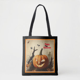Spooky Pumpkin Halloween-samling Tygkasse