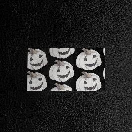 Spooky Pumpkin Mönster | HAPPY HALLOWEEN Visitkort