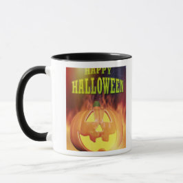Spooky Pumpkin - Personlig Halloween Mugg