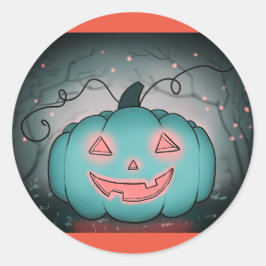 Spooky Pumpkin Runt Klistermärke