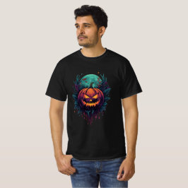 Spooky Pumpkin under full måne T Shirt