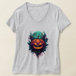 Spooky Pumpkin under full måne T Shirt