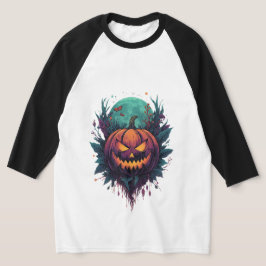 Spooky Pumpkin under full måne T Shirt