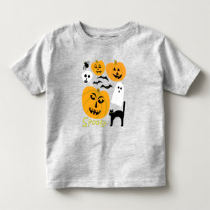 Spooky Pumpkins Charming Halloween Spöken Fladderm T Shirt