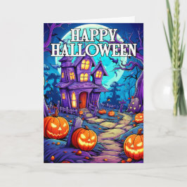 Spooky Pumpkins | HAPPY HALLOWEEN Kort