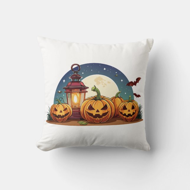 Spooky pumpkins kudde (Framsida)