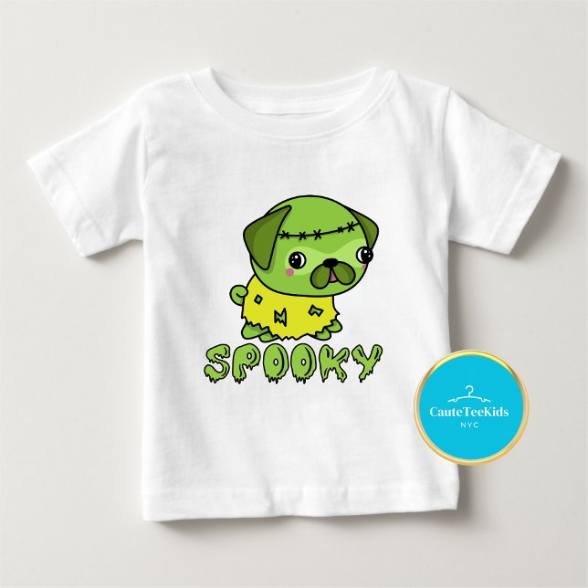 Spooky Puppy Cute Kids Halloween T-Shirt (Skapare uppladdad)