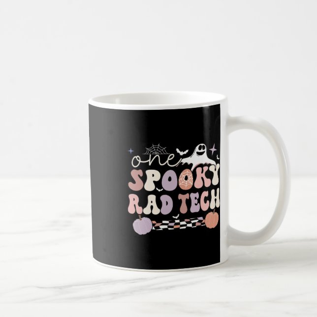 Spooky Radiology Tech Halloween Rad Technolog R Kaffemugg (Höger)