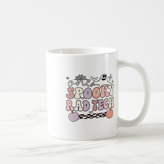 Spooky Radiology Tech Halloween Rad Technolog R Kaffemugg (Höger)
