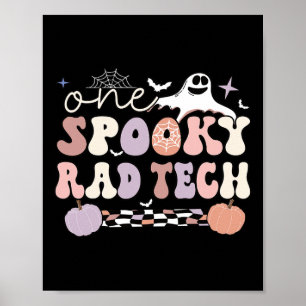 Spooky Radiology Tech Halloween Rad Technolog R Poster