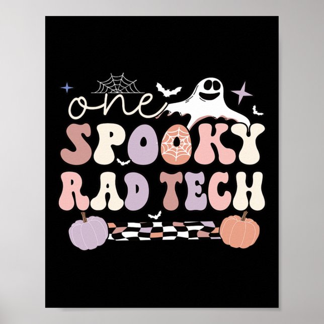 Spooky Radiology Tech Halloween Rad Technolog R Poster (Framsidan)