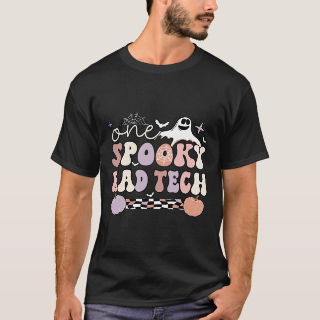 Spooky Radiology Tech Halloween Rad Technolog R T Shirt (Framsida)