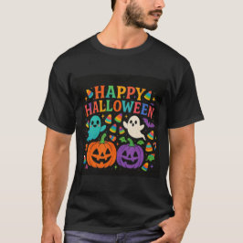 Spooky Rainbow Halloween" T Shirt