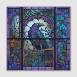 Spooky Raven-fastkedjat glas