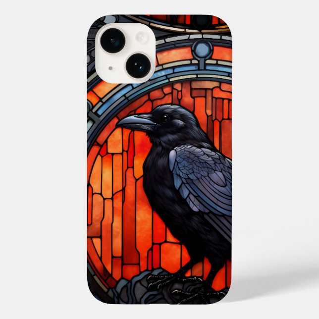 Spooky Raven-fastkedjat glas (Baksida)