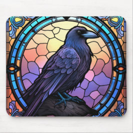 Spooky Raven-fastkedjat glas Musmatta
