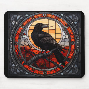 Spooky Raven-fastkedjat glas Musmatta