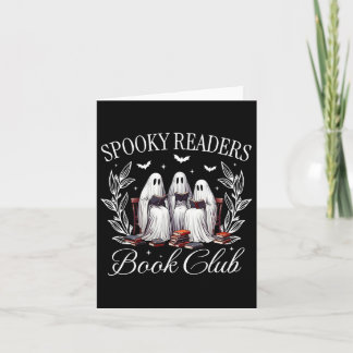 Spooky Readers Bok Klubb Funny Ghost Teacher Lyckl Kort