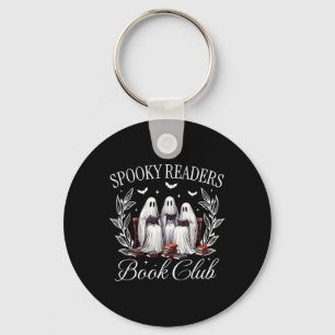 Spooky Readers Bok Klubb Funny Ghost Teacher Lyckl Nyckelring