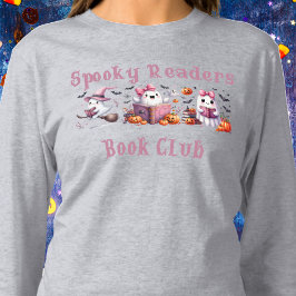 Spooky Readers Bok Klubb T Shirt