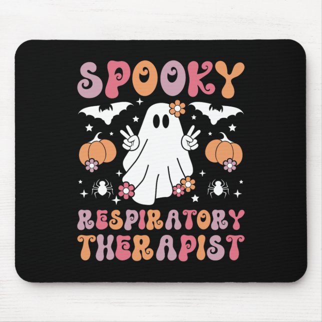 Spooky Respiratory Therapist Halloween Respiratory Musmatta (Framsidan)