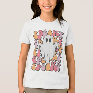 Spooky Retro Ghost T Shirt