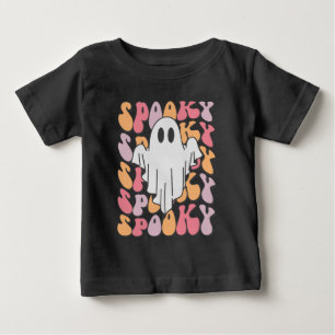 Spooky Retro Ghost T Shirt