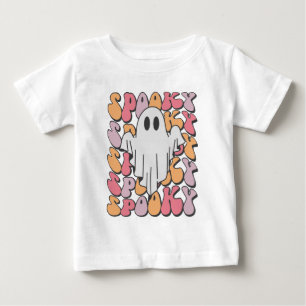 Spooky Retro Ghost T Shirt