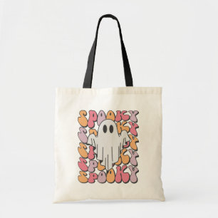 Spooky Retro Ghost Tygkasse