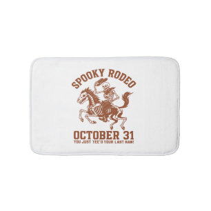 Spooky Rodeo Halloween 31 oktober Badrumsmatta